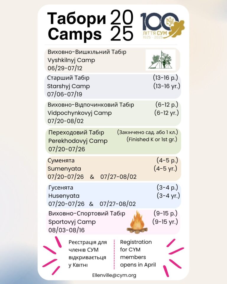 Ellenville Summer Camps 2025 – Dates